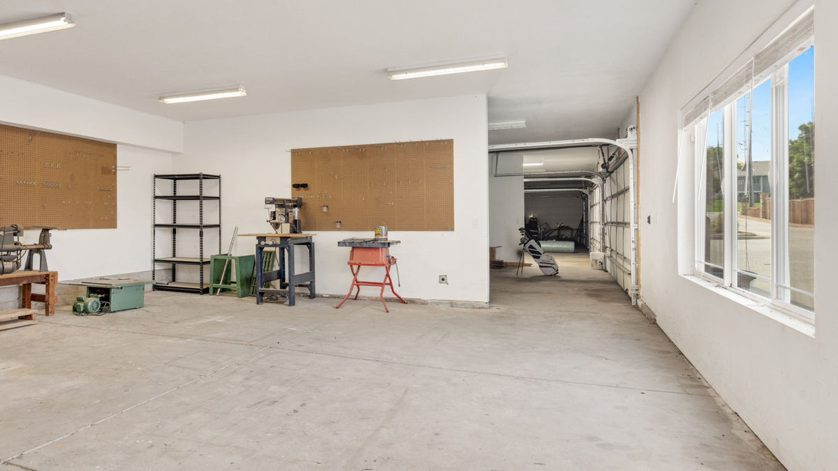 Best DIY mini split for a garage: home garage workshop ready for a pre-charged MRCOOL DIY or Zone Air mini split install