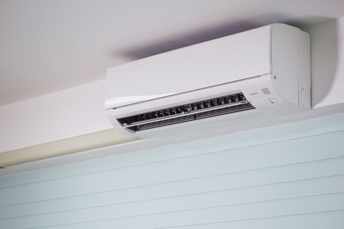 Wall-mounted ductless mini split indoor unit, the type sold by MRCOOL DIY alternatives like Zone Air, Pioneer, Senville, Cooper & Hunter and Klimaire