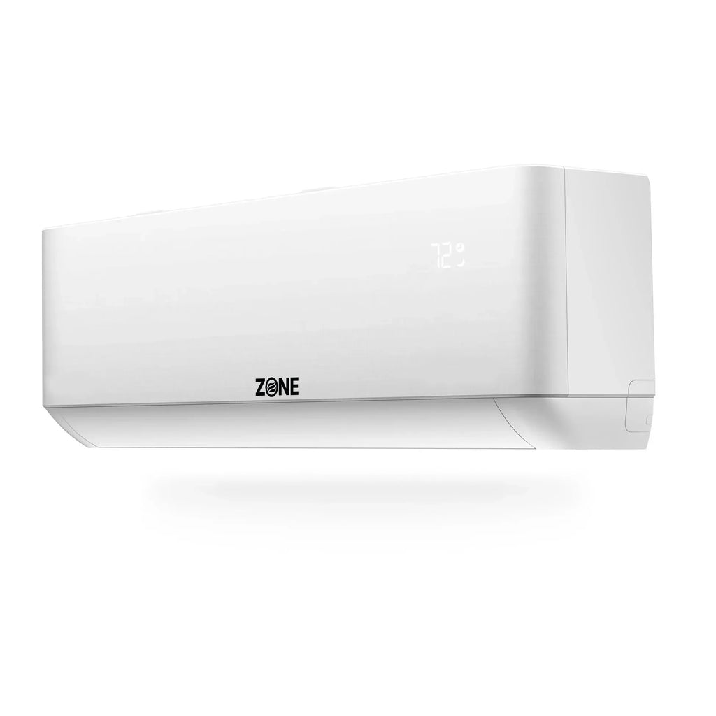 Zone Air DIY 18,000 BTU Ductless Mini-Split Heat Pump - 23.5 SEER2, 23 - indoor air handler side view